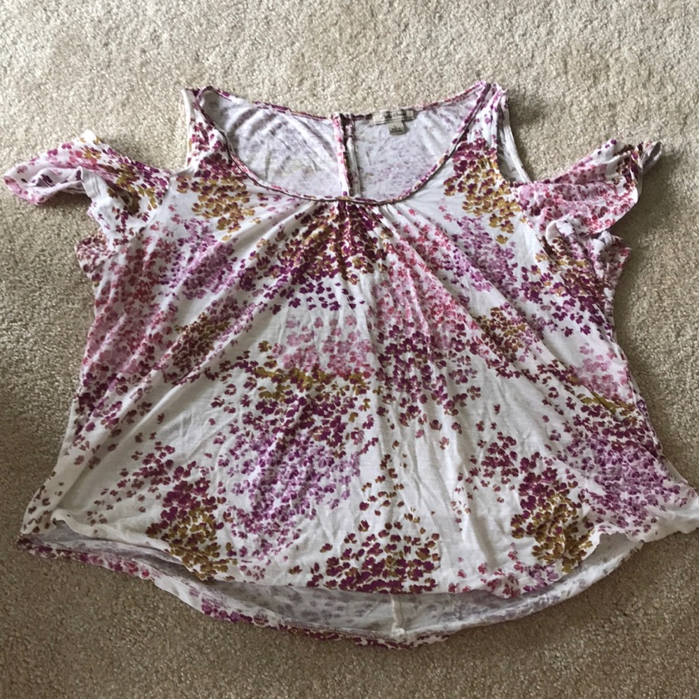 LUCKY BRAND FLORAL TOP